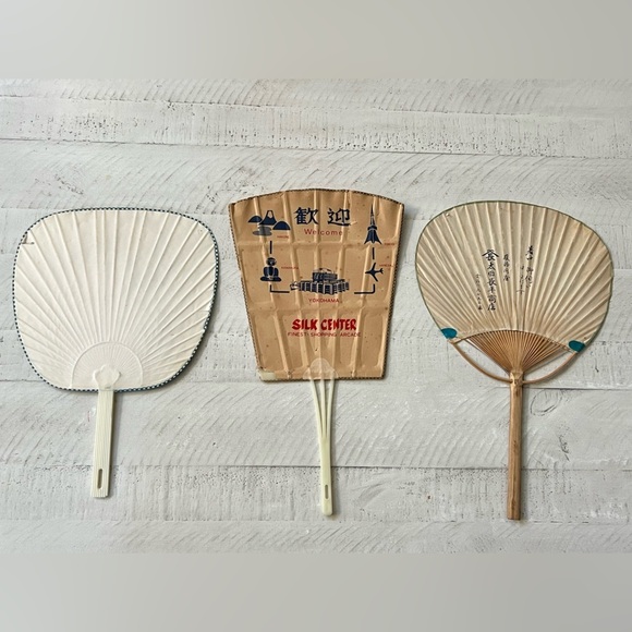 Set of 3 Vintage Japanese | Asian Fans | Souvenir Home Decor - Picture 10 of 10